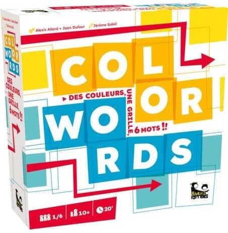 Color Words Jeu de lettres